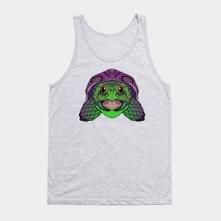 Excited Turtle Tank Top